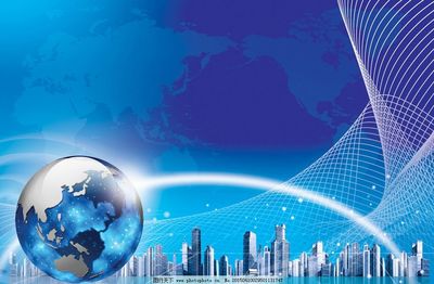 科技背景圖片與網絡技術 視覺表達的數字革命